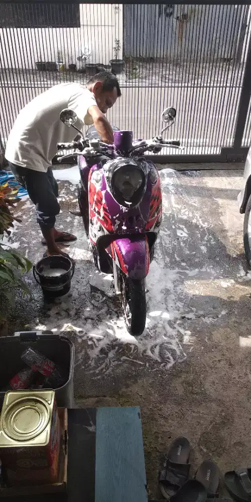 Yamaha Fino karbu th 2013 mulus stater hidup surat lkp
