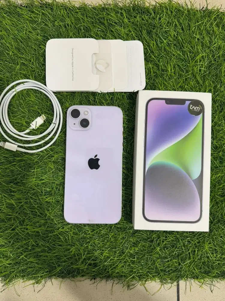 iPhone 14plus 128gb ibox warna purple