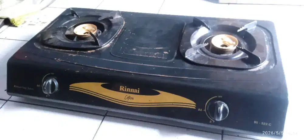 Kompor gas RINNAI 2 tungku RI-522 C