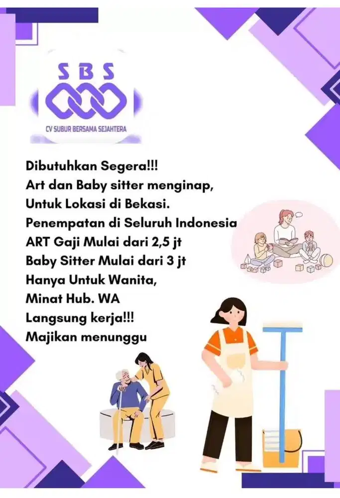 Art serabutan/babysitter