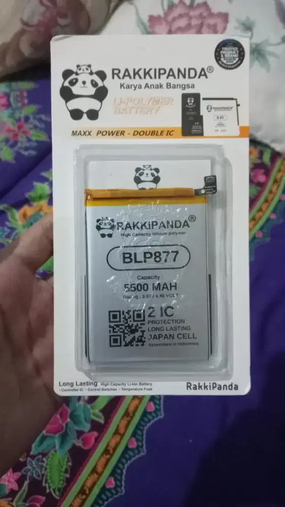 Batrai HP Realme type tertera di gambar