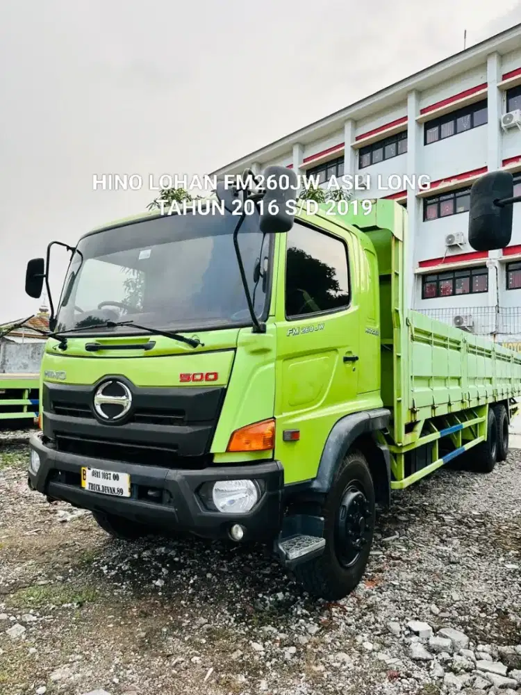 HINO LOHAN FM260JW ASLI LONG 6X4 BAK TRIWAY TRONTON ISTIMEWA SEKALI