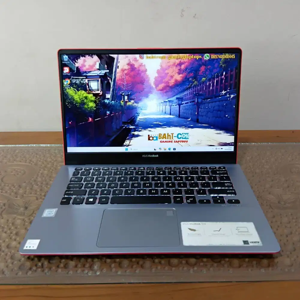 ASUS VIVOBOOK S14 S430UA CORE I3-I3-8130U 8GB 256GB BACKLIT MULUS