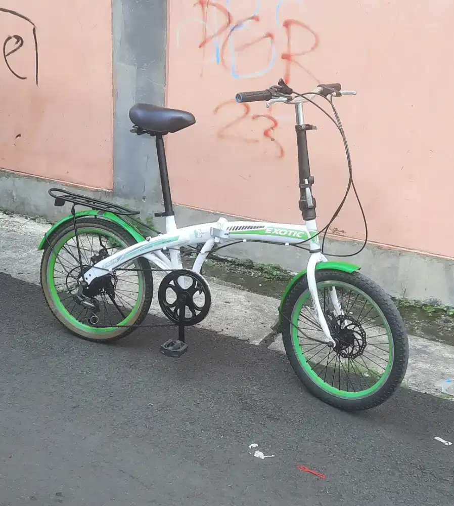 Jual sepeda lipat exotic uk 20 speed 5.