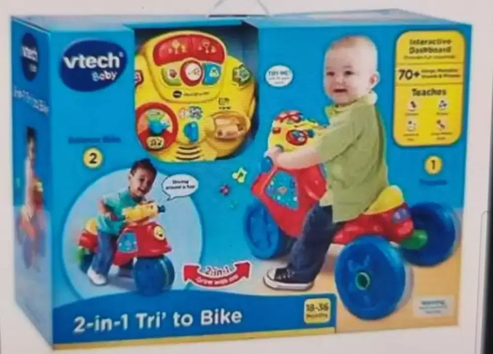 Sepeda 2 in 1 vtech Bike
