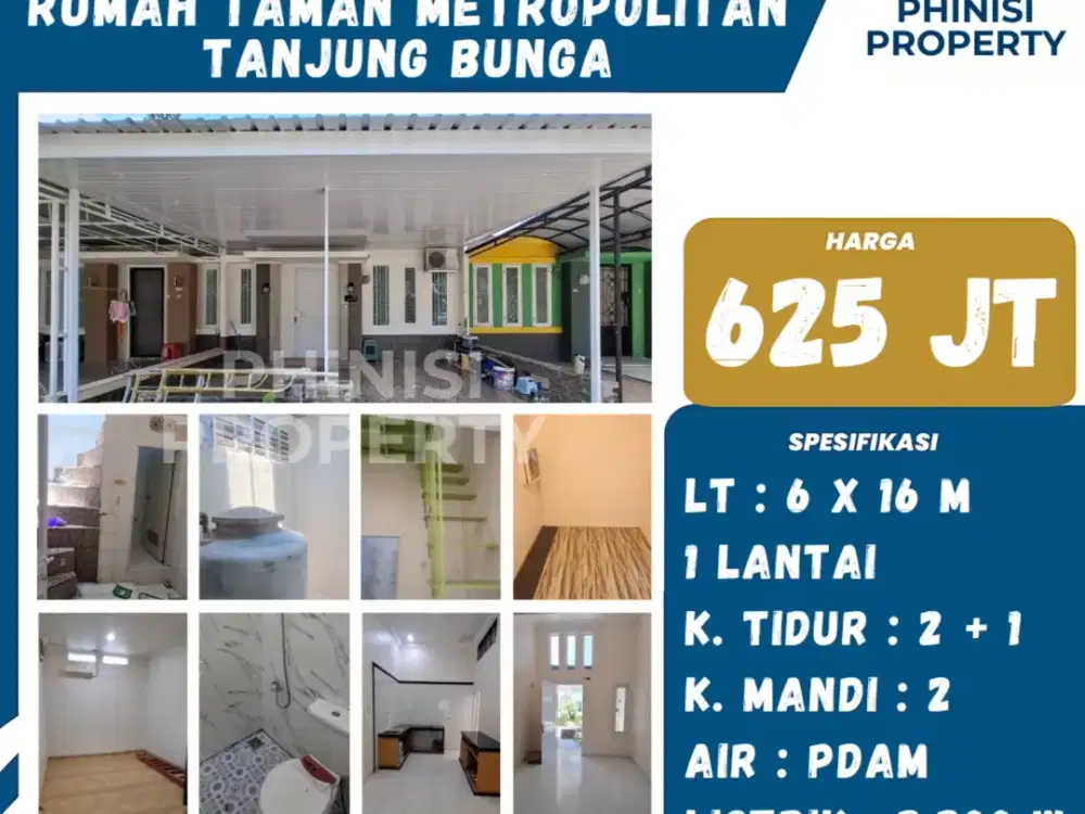 Dijual Rumah Taman Metropolitan Tanjung Bunga