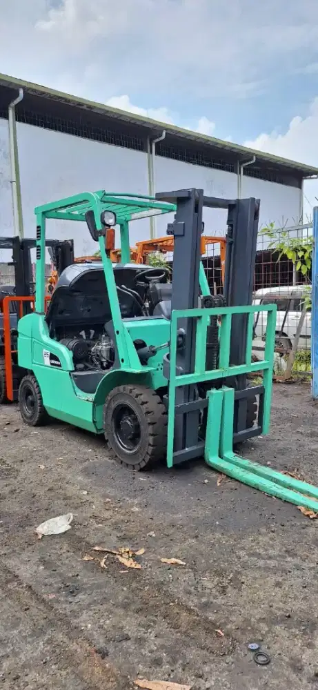 Forklift Mitsubishi 2,5 Ton,Manual,Tiang 3 Meter,Mesin S4S,Tahun 2018