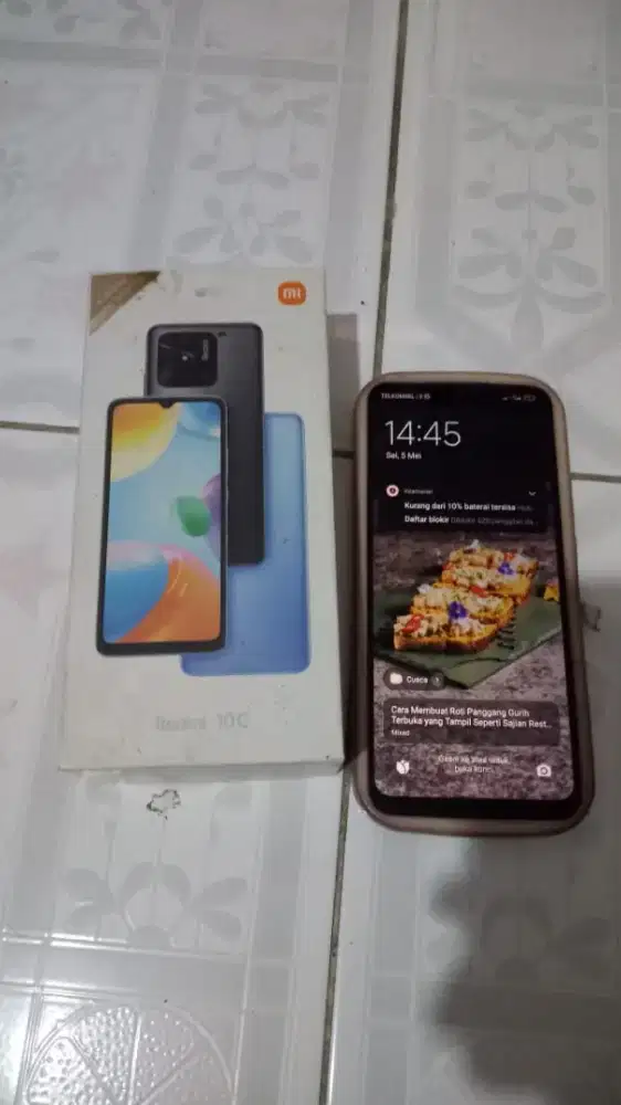 Redmi 10C 4/128 Biru Fullset