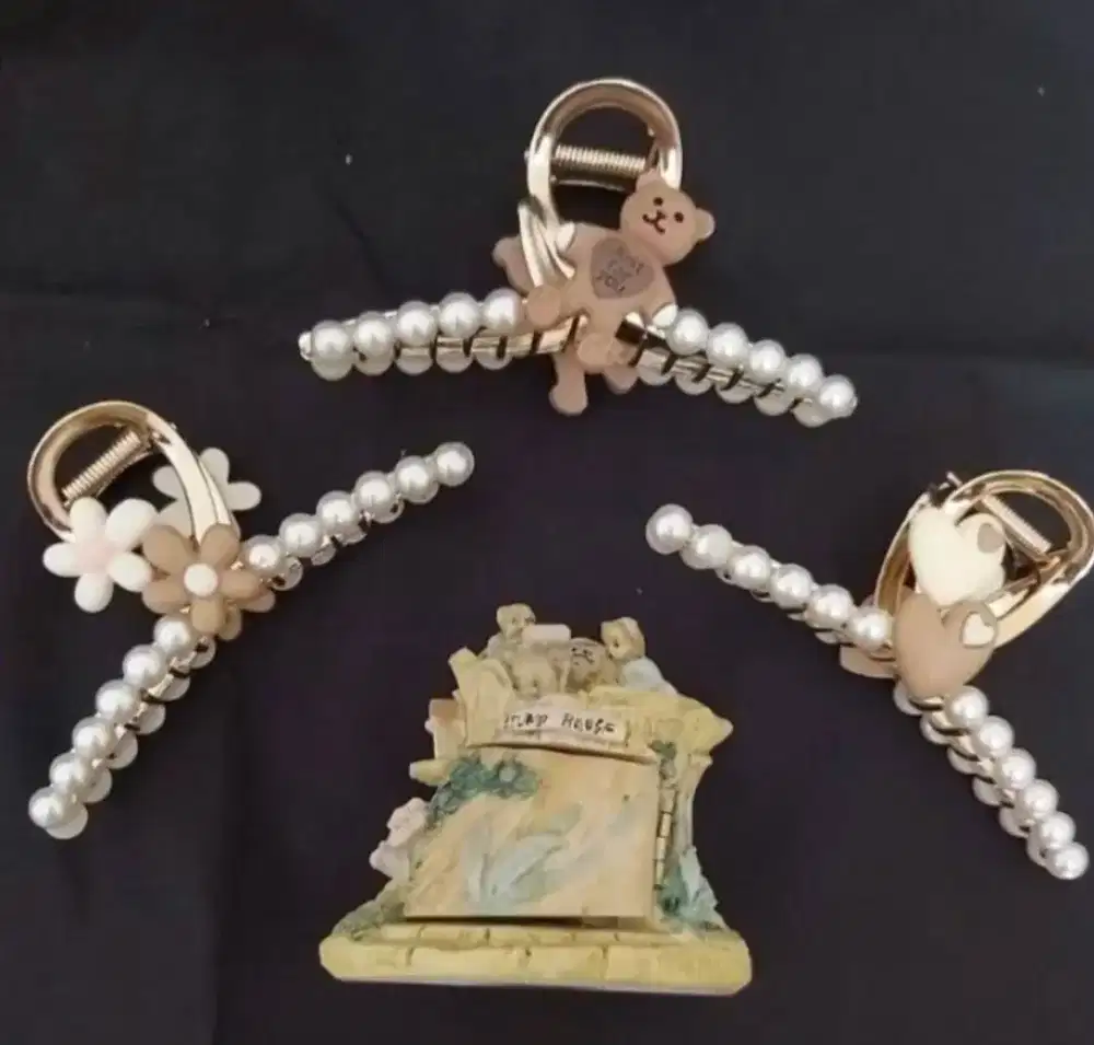 Dijual satuan/borongan jepitan rambut besi karakter lucu