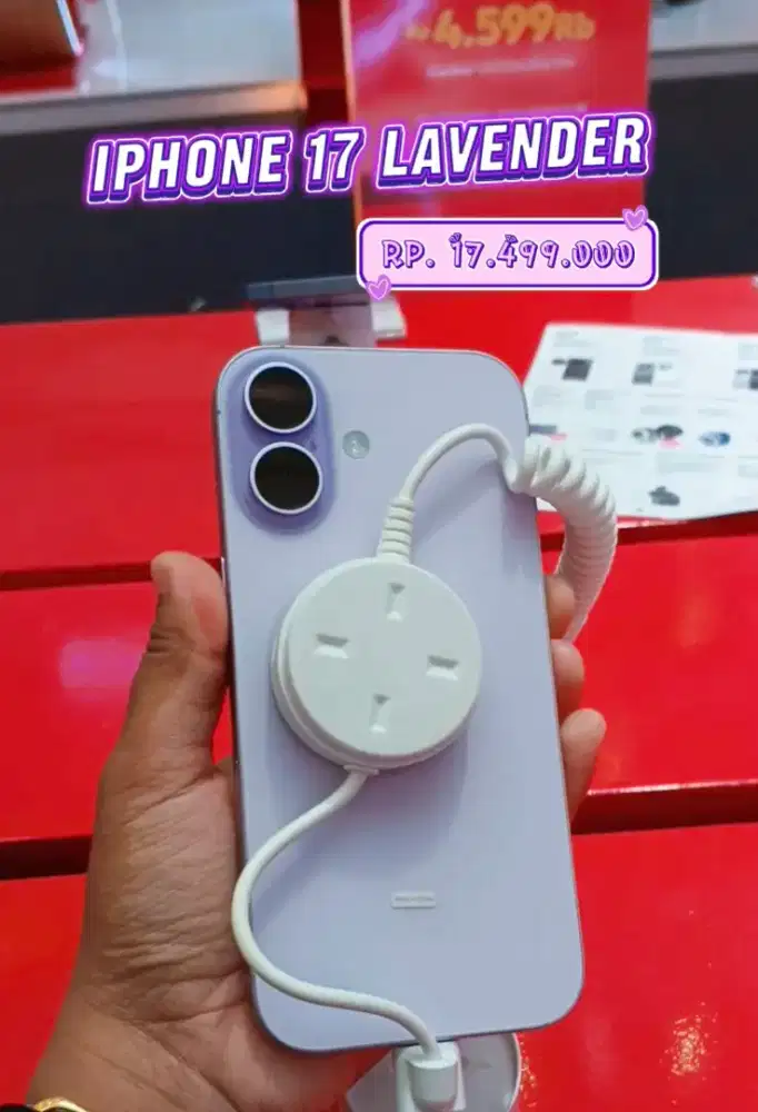 Cicilan iPhone 17 256gb LAVENDER mulai 1jutan