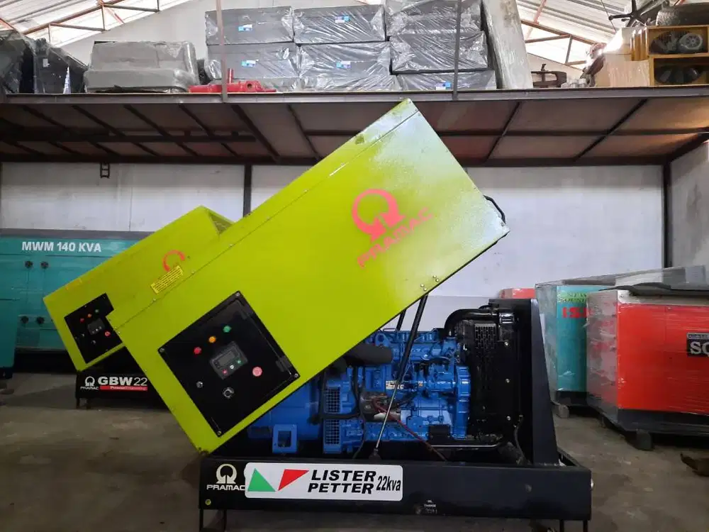 genset pramac lister petter 20 kva silent
