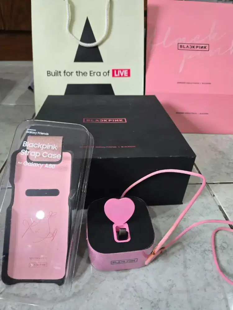 Dijual hp Samsung A80 limited edition blackpink ori