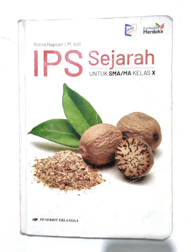 Buku IPS Sejarah SMA kelas X kurikulum Merdeka