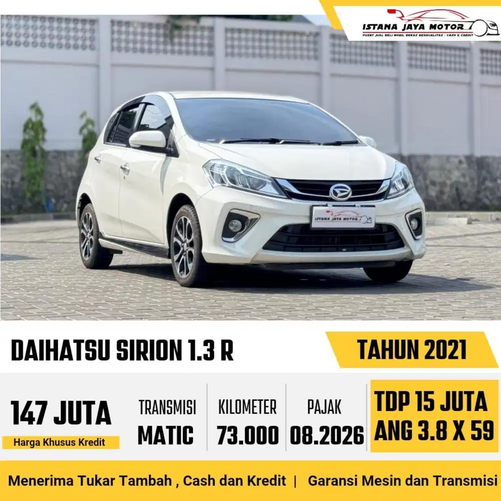 Daihatsu Sirion 1.3 R AT th 2021 #istana jaya motor