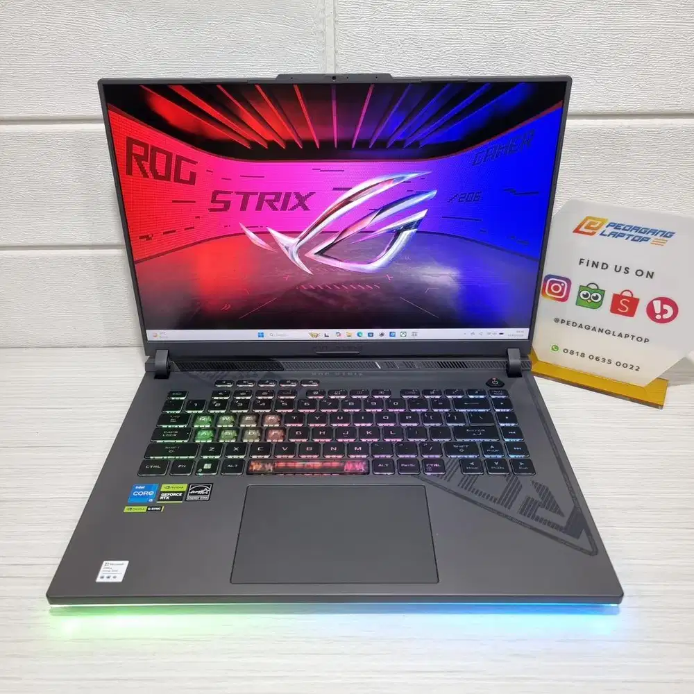 ASUS ROG STRIX G16 G614JU Core i5-13450HX RAM 16GB SSD 512GB RTX 4050