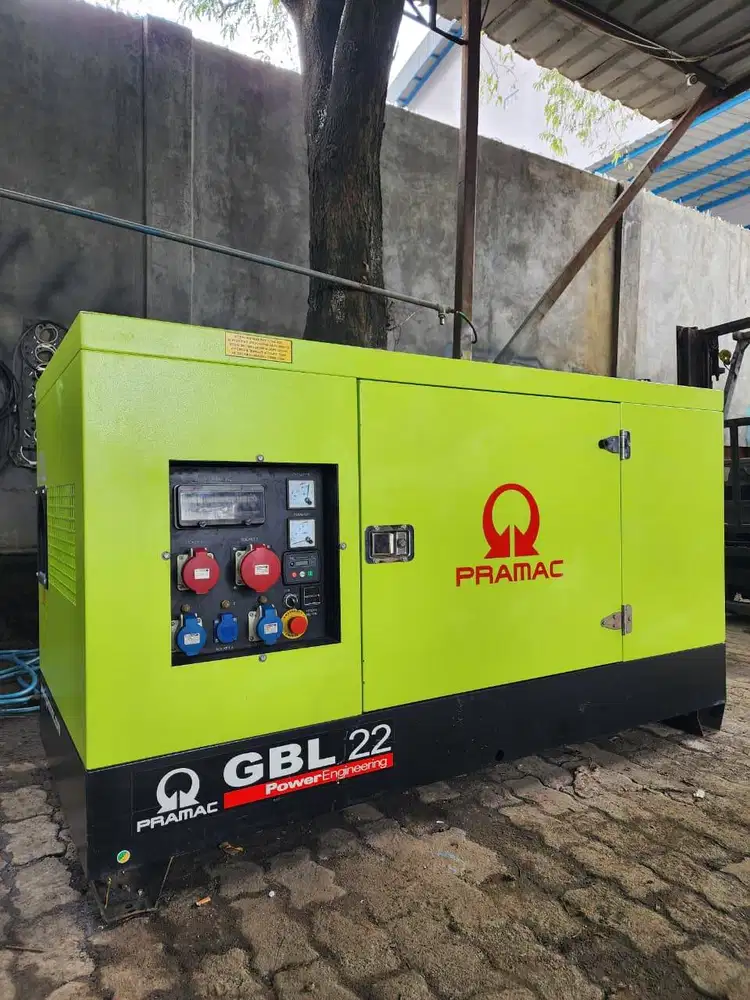 Genset pramac deutz 22,5 kva silent bekas stand by domino'z pizza