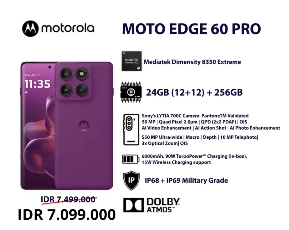 Motorola edge 60 pro 5G