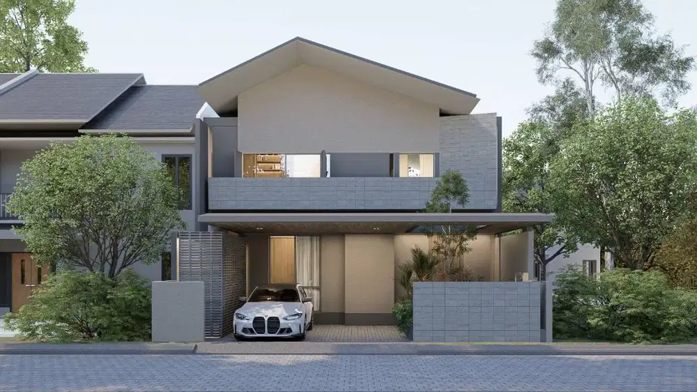 Brand New Luxury House di Griya Loka BSD, Samping Taman