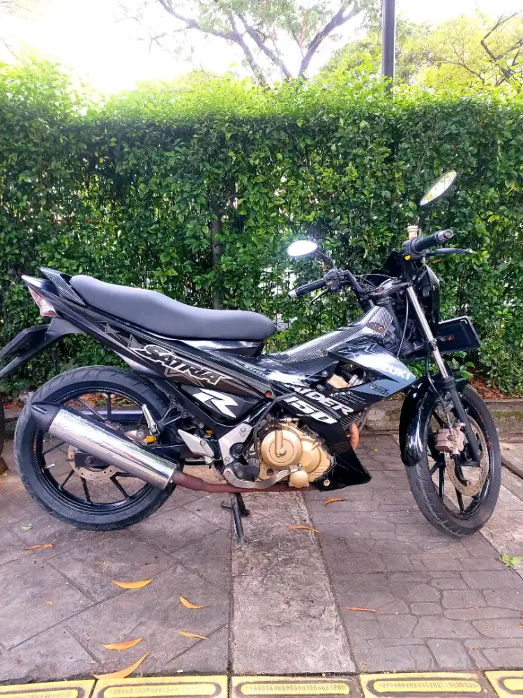 Satria 2014 lengkap ss,pajak hidup plat masih jauh,net nawar SKIP