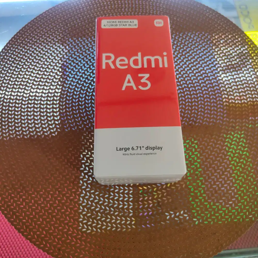NEW REDMI A3  RAM 4/128GB WARNA BKUE GARANSI RESMI 1 TAHUN