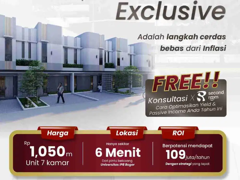 Investasi rumah kost autopilot dekat universitas IPB Bogor