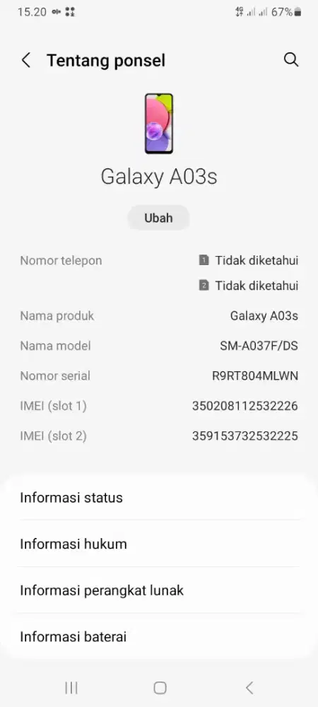 Jual ni hp pakain pribadi