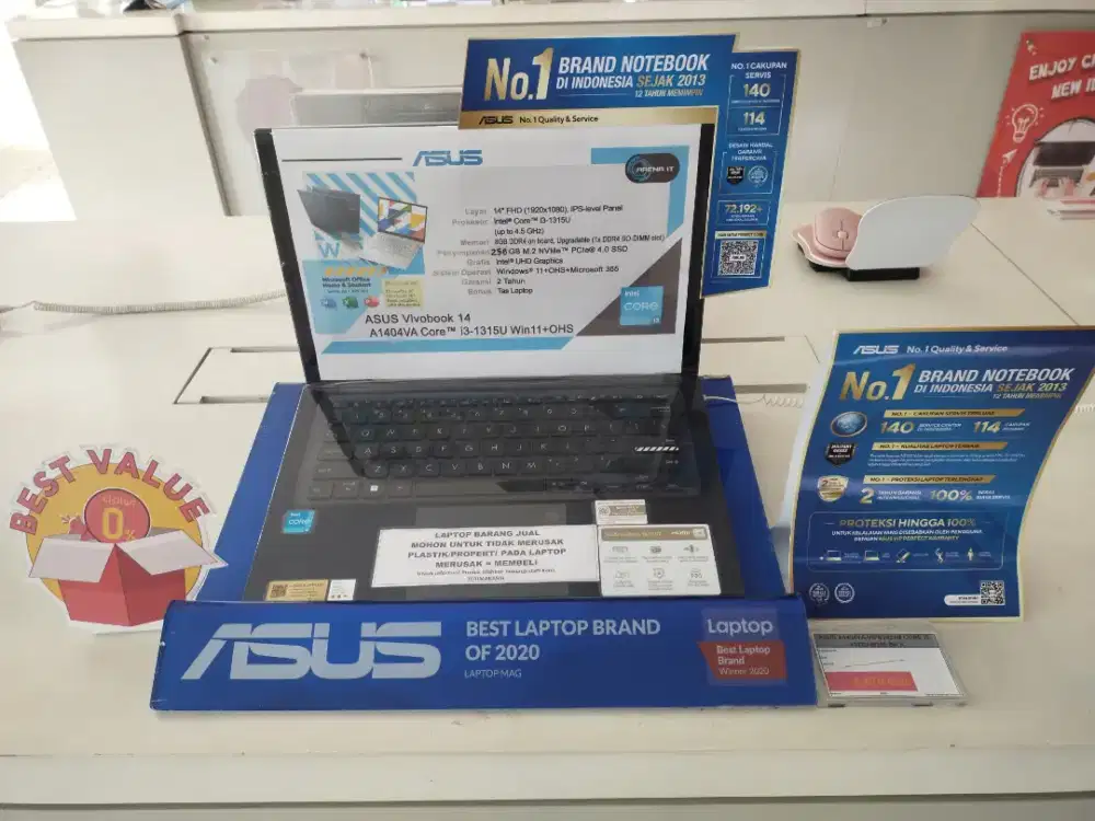 PROMO LAPTOP ASUS VIVOBOOK 14 INTEL CORE I3 GEN 13