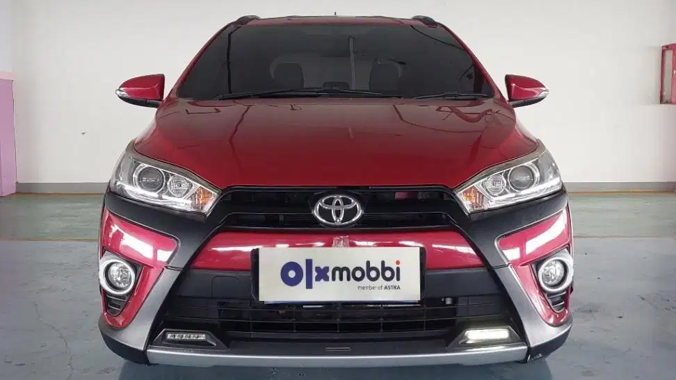 TDP 9,JT, Toyota Yaris 1.5 TRD Sportivo Heykers Bensin-AT Merah 2017