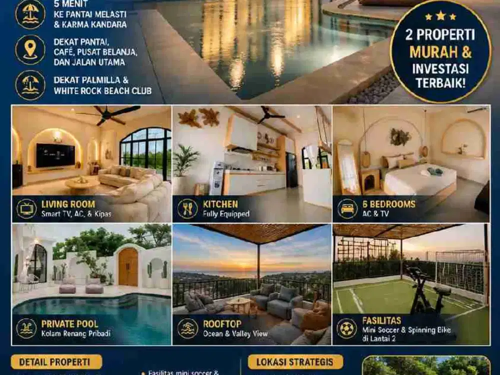 DIJUAL / DISEWAKAN VILLA OCEAN VIEW – UNGASAN