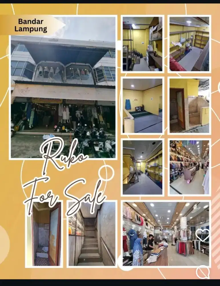 Di jual ruko di bandar lampung