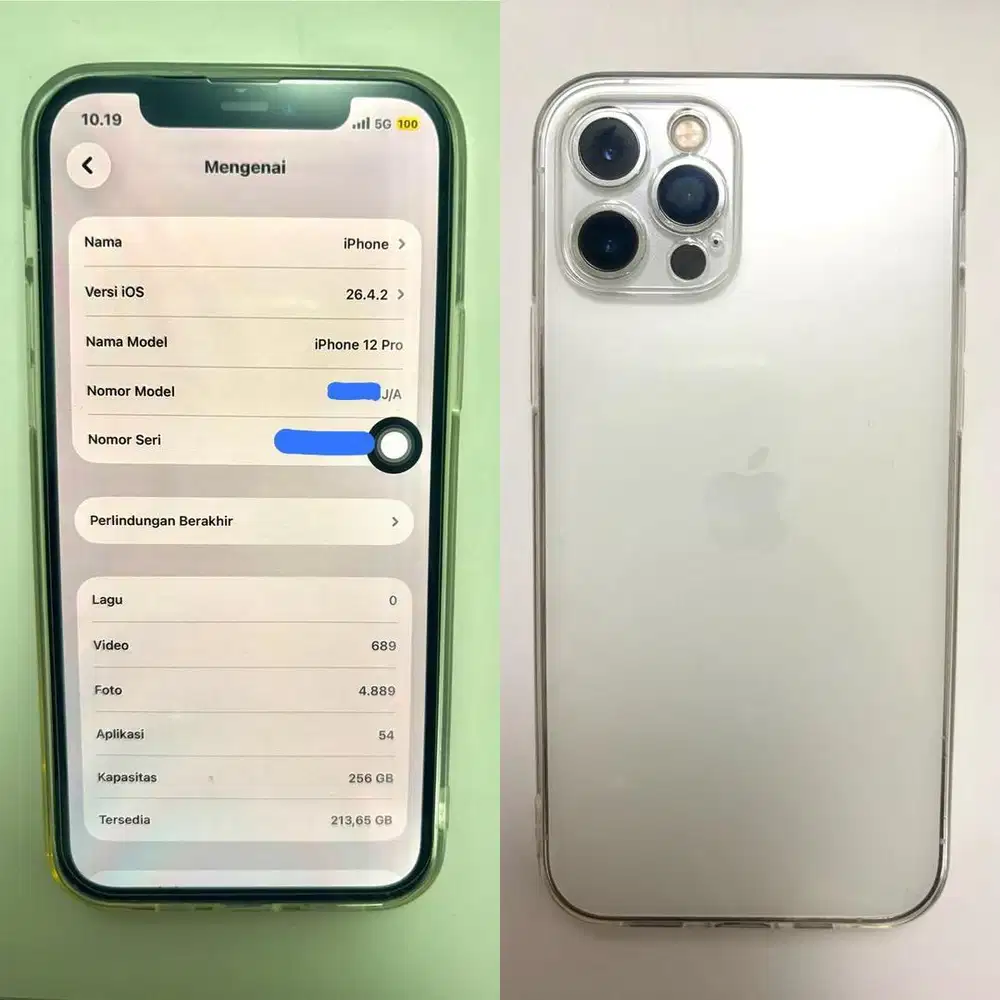 IPhone 12 Pro 256GB no minus bisa tt bt
