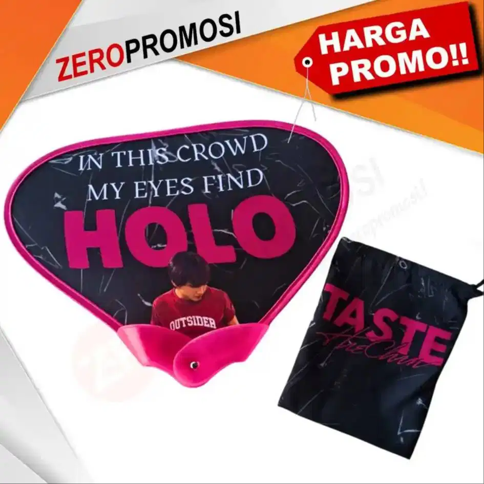 Kipas Lipat Promosi Custom Full Color
