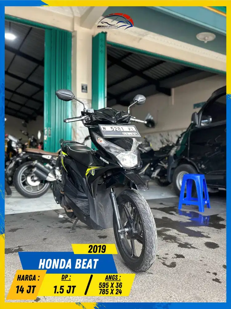 HONDA BEAT 2019 MESIN AMAN POLL MASZEHH HIKMAH MOTOR KEPUH