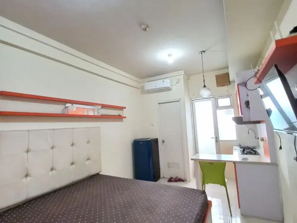 DIJUAL apartemen studio Grand emerald furnished SHM lantai rendah