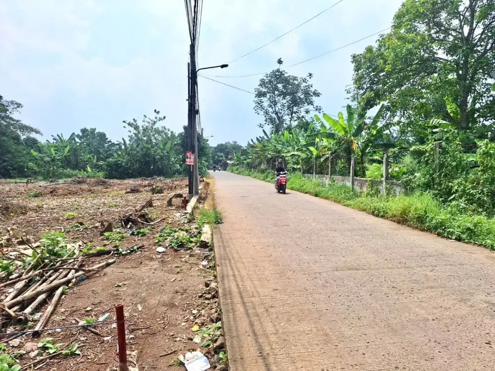Kavling Datar Murah Cisauk Tepi Jalan, - Dekat Tol Legok