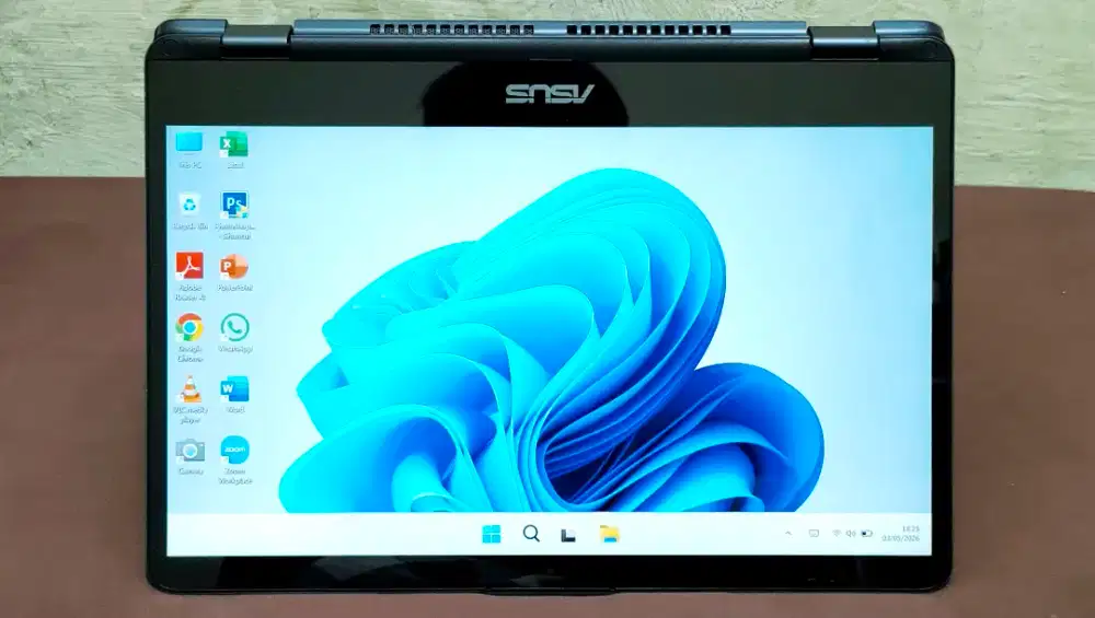 Asus vivobook flip14 touch Fhd IPS i3gen7/4/256 batre awet siap pakai