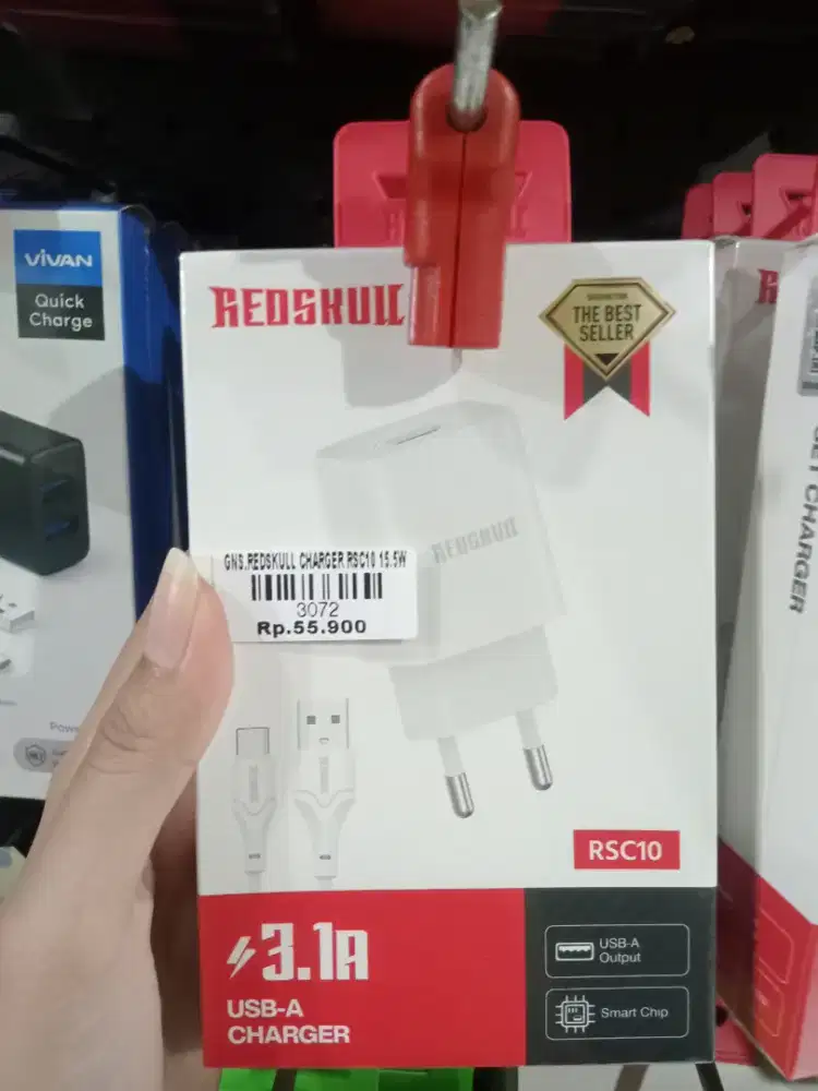 REDSKULL CHARGER RSC10 15.5W| ATLANTIS DAHSYAT