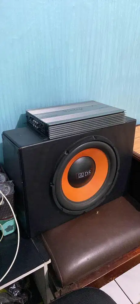 Power Subwoofer Mobil Merk Vintage AV 4.75 MK Speaker ADS