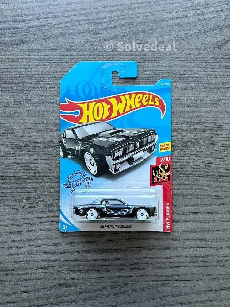 Hot Wheels 68 Mercury Cougar Matte Black Limited Edition