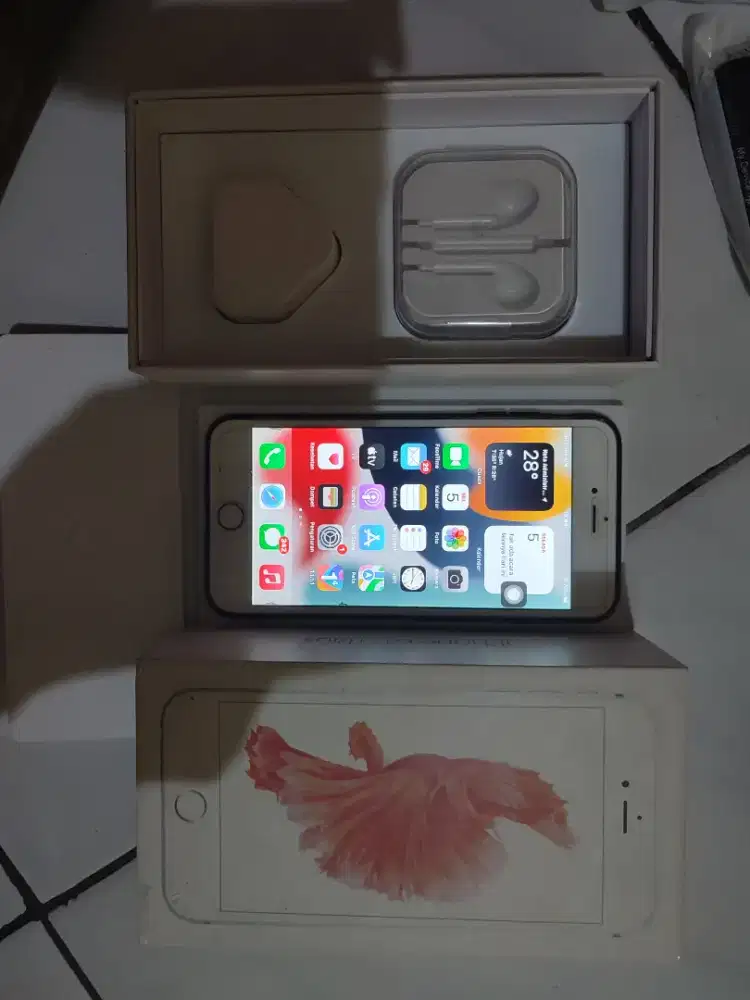 IPHONE 6S PLUS WARNA ROSE GOLD 64 GB
EX. Inter. Region X/A