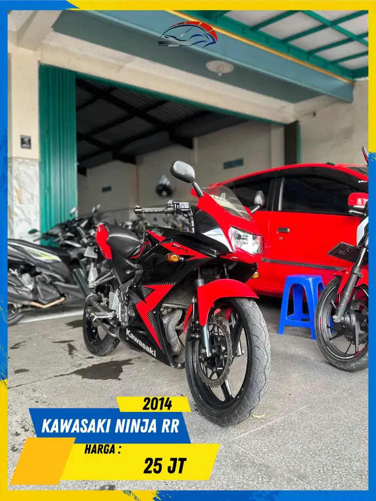 KAWASAKI NINJA RR 2014 MURAH GASS POLL MASZEHHH HIKMAH MOTOR KEPUH