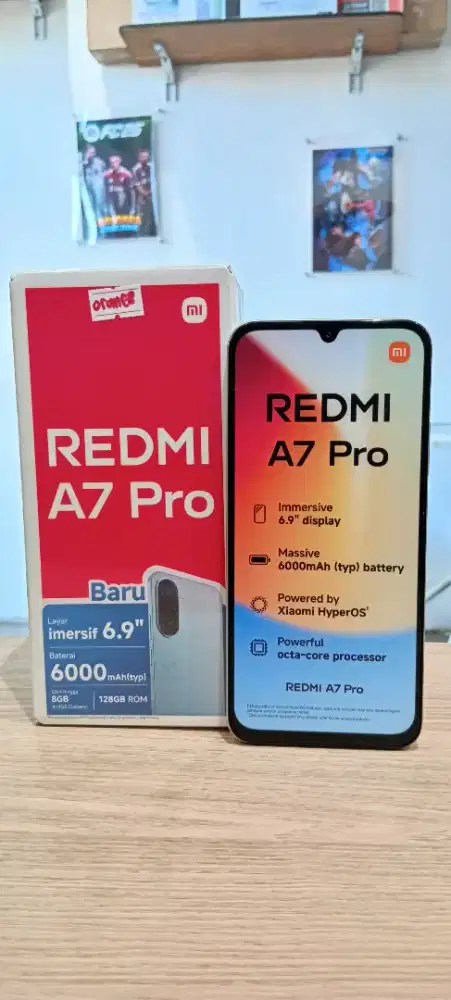 Redmi A7PRO ram 4gb Rom 128gb batrei 6000mAh,WARNA LIMITED