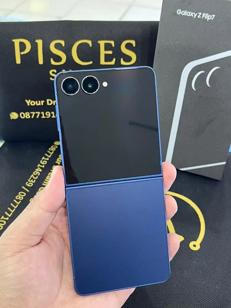 SAMSUNG Z FLiP 7 5G BLUE 512/ 256 SEIN MULUS FULSET