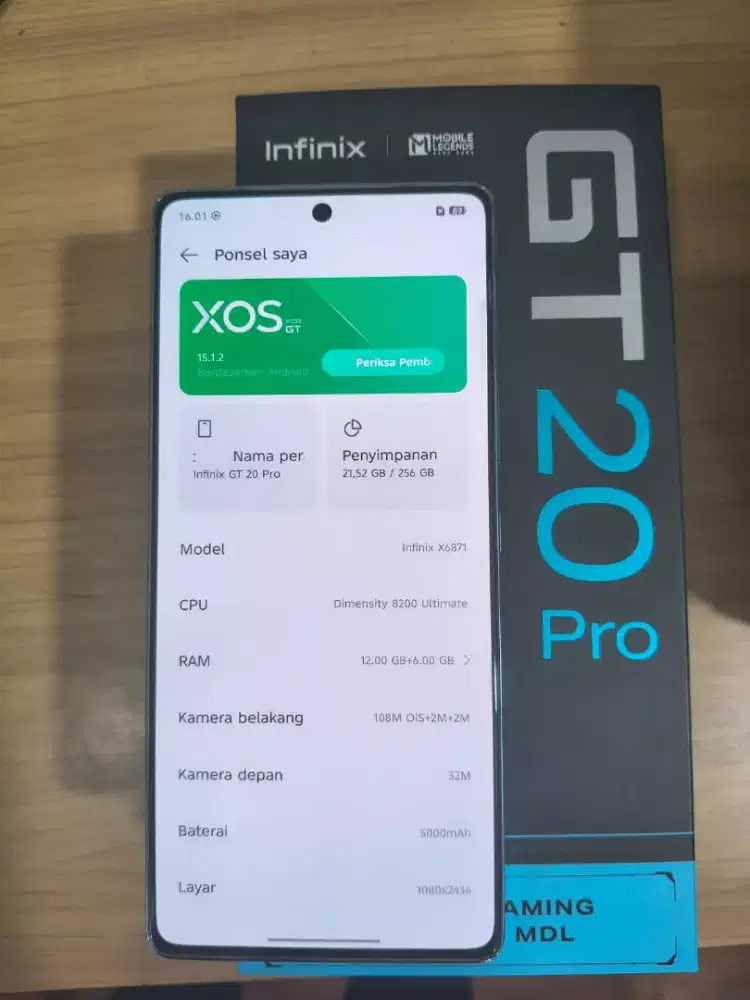 INFINIX GT20 PRO 12/256