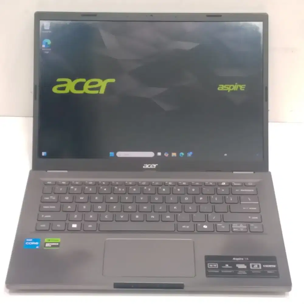 Laptop Acer Aspire A14 Core i5 Gen 13 RTX 2050 (4GB) RAM 8/ SSD 512 GB