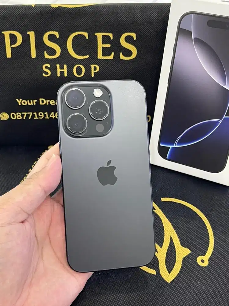 IPHONE 16 PRO 128 IBOX BH92 MULUS FULSET BKN 17
