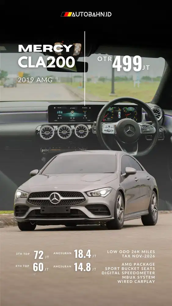 Max Features! Mercedes Benz CLA200 AMG 2019 Warranty! 320i c200