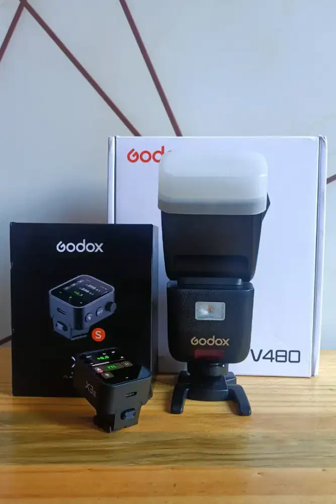 Flash Godox V480 S (For sony) & Triger Godox X3 (For sony)