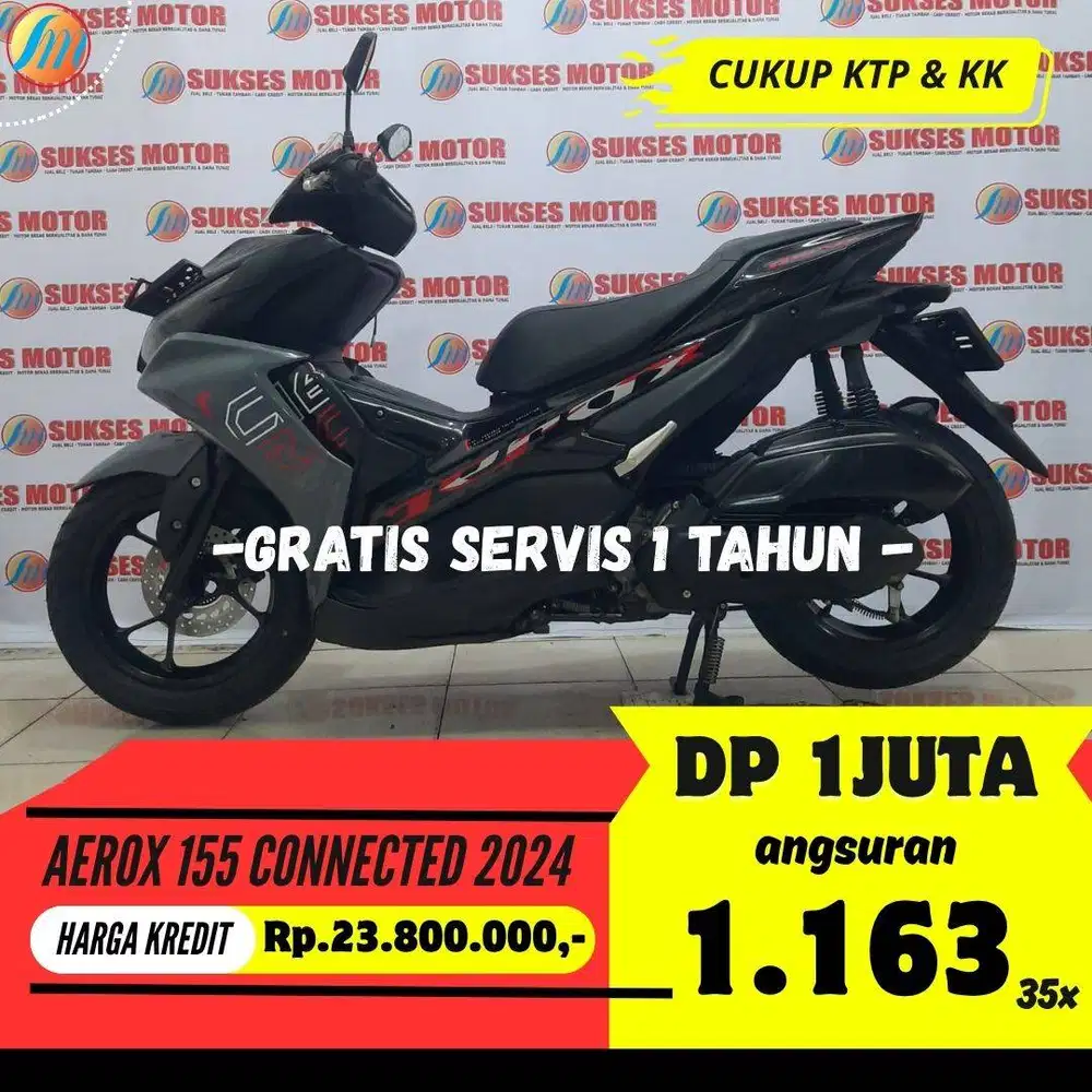 KREDIT MURAH YAMAHA AEROX CONNECTED 2024 ANGSURAN SANGAT RINGAN
