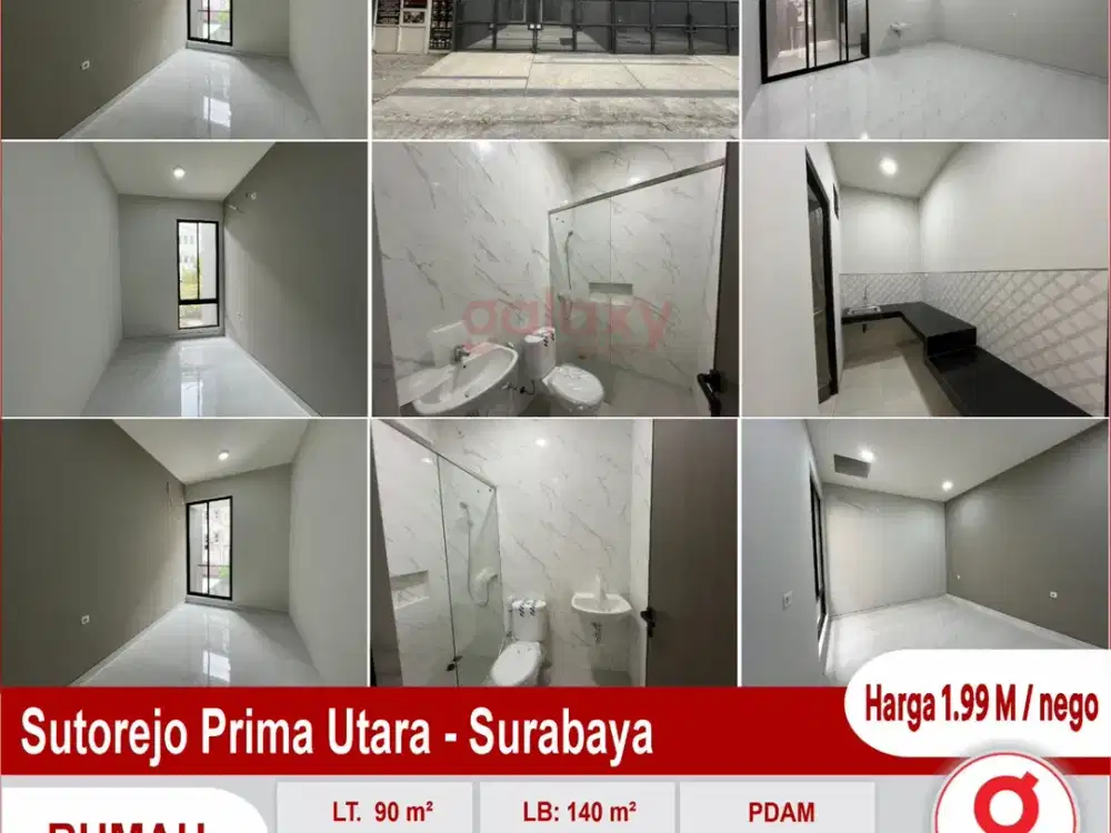 Rumah Baru Di Sutorejo Prima Utara Surabaya